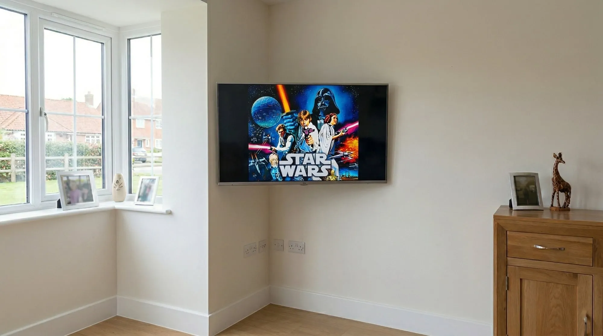 Panasonic TV and Sky satellite installation in Brightlingsea, Essex